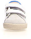 Falcotto Sneakers Alnoite Light - Bianco/Verde/Giallo Fluo - Pelle Spazzolata e Suede Sneakers