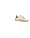 Falcotto Sneakers Alnoite - Pelle Traforata - Bianco e Stone Sneakers