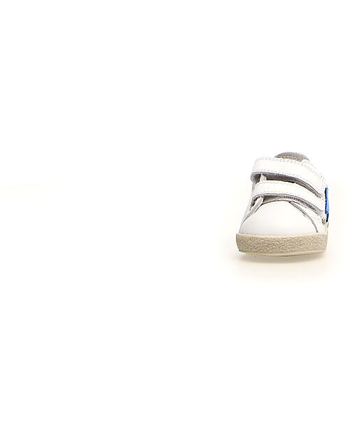 Falcotto Sneakers Alnoite - Pelle Traforata - Bianco e Stone Sneakers