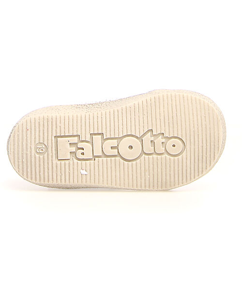 Falcotto Sneakers Alnoite - Pelle Traforata - Bianco e Stone Sneakers