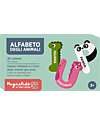 Family Nation Alfabeto degli Animali Magnetico MagneKids™ - 26 lettere/36 pezzi - Impara l'Alfabeto Giocando Giochi Magnetici