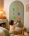 Family Nation Alfabeto degli Animali Magnetico MagneKids™ - 26 lettere/36 pezzi - Impara l'Alfabeto Giocando Giochi Magnetici