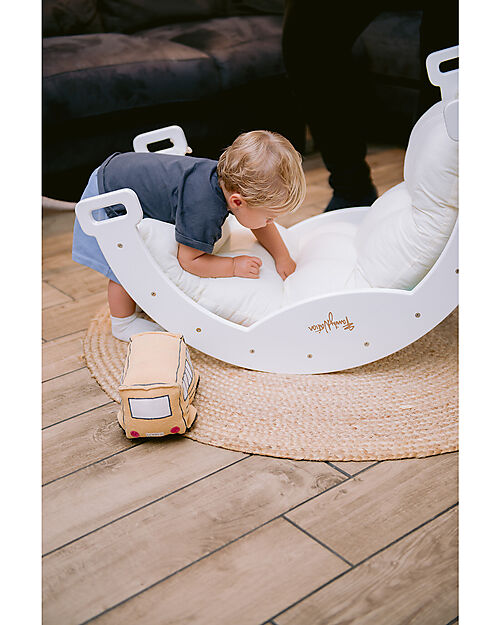 Family Nation Arco Montessori Rainbow - Sunny Beach + Cuscino - Sviluppa Equilibrio e Agilità Giochi Montessoriani