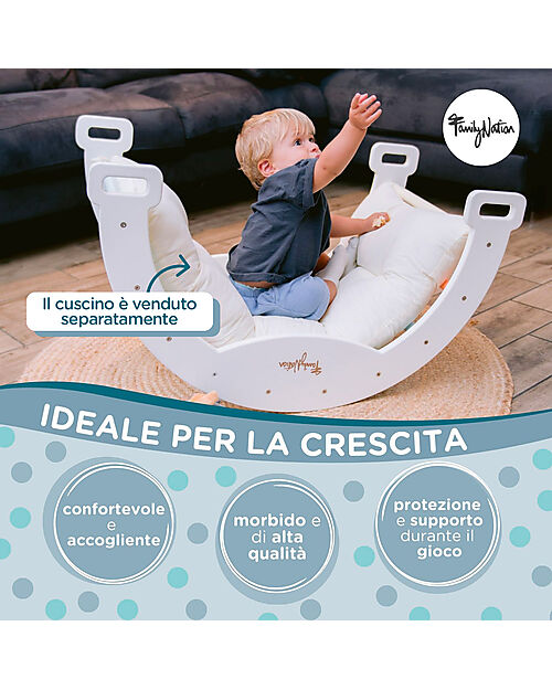 Family Nation Arco Montessori Rainbow - Sunny Beach - Sviluppa Equilibrio e Agilità Giochi Montessoriani