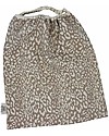 Family Nation Bavaglino con Elastico - Reversibile - Leopardato e Stelle Oro - 100% Sostenibile e Made in Toscana - Perfetti per l'Asilo! Bavagli con Elastico