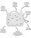 Family Nation Borsa Organizer per Passeggino - Ginkgo - Avorio - Compatibile con tutti i modelli di passeggino Borse e Organizer