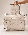 Family Nation Borsa Organizer per Passeggino - Ginkgo - Avorio - Cotone - Compatibile con tutti i modelli di passeggino Borse e Organizer