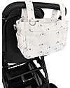Family Nation Borsa Organizer per Passeggino - Ginkgo - Avorio - Cotone - Compatibile con tutti i modelli di passeggino Borse e Organizer