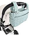 Family Nation Borsa Organizer per Passeggino - Quadrifoglio - Verde - Compatibile con tutti i modelli di passeggino Borse e Organizer