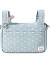 Family Nation Borsa Organizer per Passeggino - Quadrifoglio - Verde - Cotone - Compatibile con tutti i modelli di passeggino Borse e Organizer