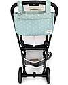 Family Nation Borsa Organizer per Passeggino - Quadrifoglio - Verde - Cotone - Compatibile con tutti i modelli di passeggino Borse e Organizer