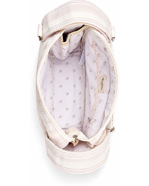 Family Nation Borsa Organizer per Passeggino - Righe - Beige - Compatibile con tutti i modelli di passeggino Borse e Organizer