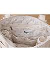 Family Nation Borsa Organizer per Passeggino - Righe - Beige - Cotone - Compatibile con tutti i modelli di passeggino Borse e Organizer