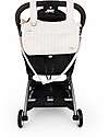 Family Nation Borsa Organizer per Passeggino - Righe - Beige - Cotone - Compatibile con tutti i modelli di passeggino Borse e Organizer
