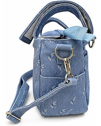 Family Nation Borsa Organizer per Passeggino - Ulivo - Blu - Compatibile con tutti i modelli di passeggino Borse e Organizer