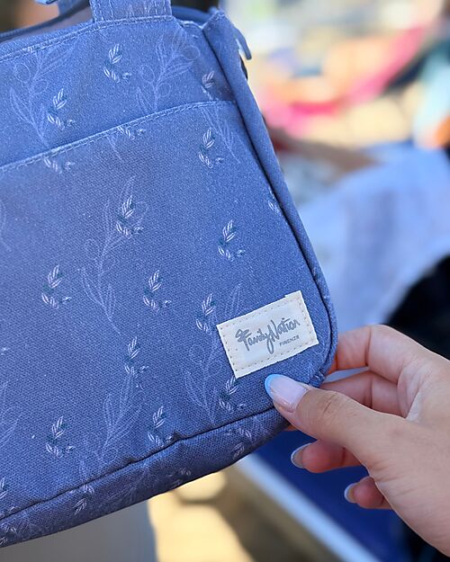 Family Nation Borsa Organizer per Passeggino - Ulivo - Blu - Compatibile con tutti i modelli di passeggino Borse e Organizer