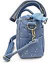 Family Nation Borsa Organizer per Passeggino - Ulivo - Blu - Cotone - Compatibile con tutti i modelli di passeggino Borse e Organizer