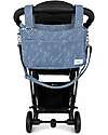 Family Nation Borsa Organizer per Passeggino - Ulivo - Blu - Cotone - Compatibile con tutti i modelli di passeggino Borse e Organizer