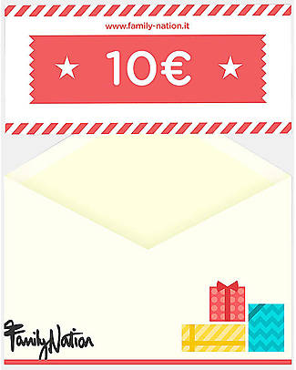 Family Nation Buono Regalo 10€ su Family Nation Buoni Regalo_