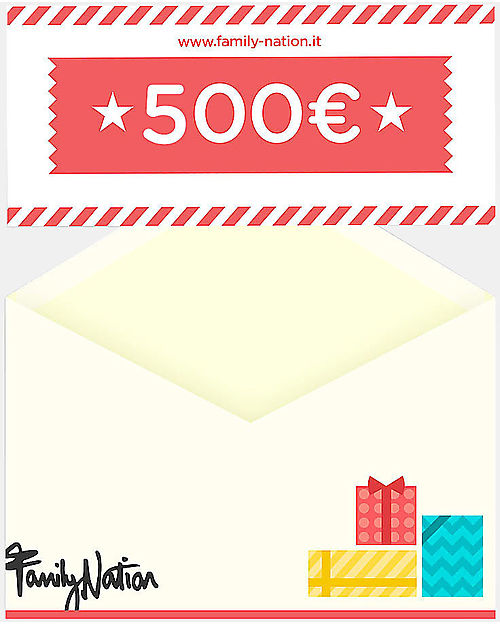 Family Nation Buono Regalo 500€ su Family Nation Buoni Regalo_