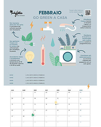Family Nation Calendario 2023 - Go Green Decorazioni da Parete