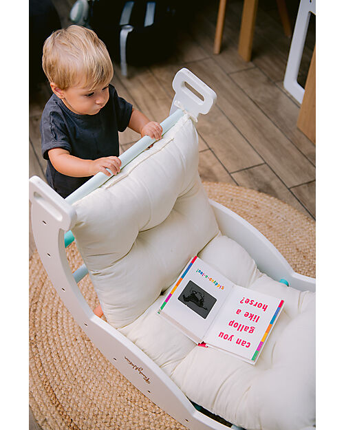 Family Nation Cuscino per Arco Montessori Rainbow - Cotone Giochi Montessoriani