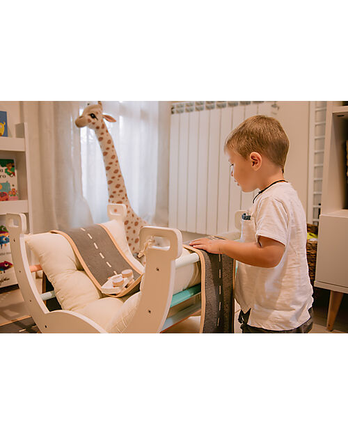 Family Nation Cuscino per Arco Montessori Rainbow - Cotone Giochi Montessoriani