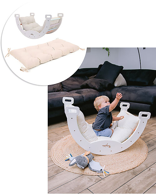 Family Nation Cuscino per Arco Montessori Rainbow - Cotone Giochi Montessoriani