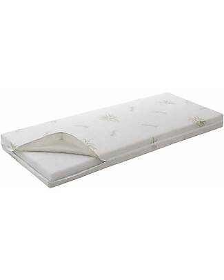 Family Nation Evi 11 cm Mattress 140x70cm - Aloe Vera - Removable Cover - for Evi 4-in-1 Convertible Montessori Bed Montessori Beds