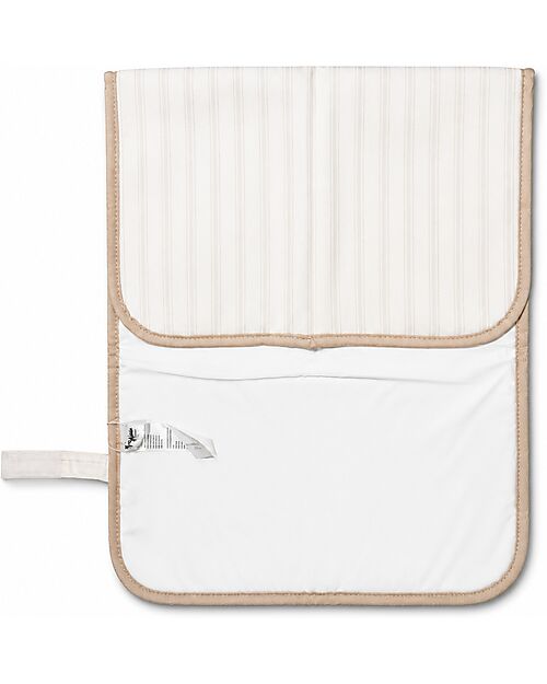 Family Nation Fasciatoio da Viaggio - Righe - Beige - Impermeabile e Pieghevole Fasciatoi da Viaggio