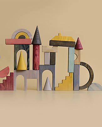 Family Nation Grapat - Omini Nins + MinMin Copenhagen - Set Costruzioni Giochi Montessoriani