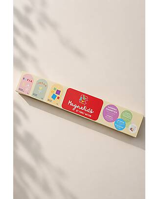 Family Nation Lavagna Magnetica da Parete MagneKids™ - Arco - 95x60 cm - Rosa Antico - Installazione Facile Senza Fori Giochi Magnetici