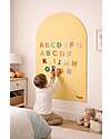 Family Nation Lavagna Magnetica da Parete MagneKids™ - Arco - 95x60 cm - Sabbia - Installazione Facile Senza Fori Giochi Magnetici