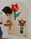 Family Nation Lavagna Magnetica da Parete MagneKids™ - Arco - 95x60 cm - Sabbia - Installazione Facile Senza Fori Giochi Magnetici