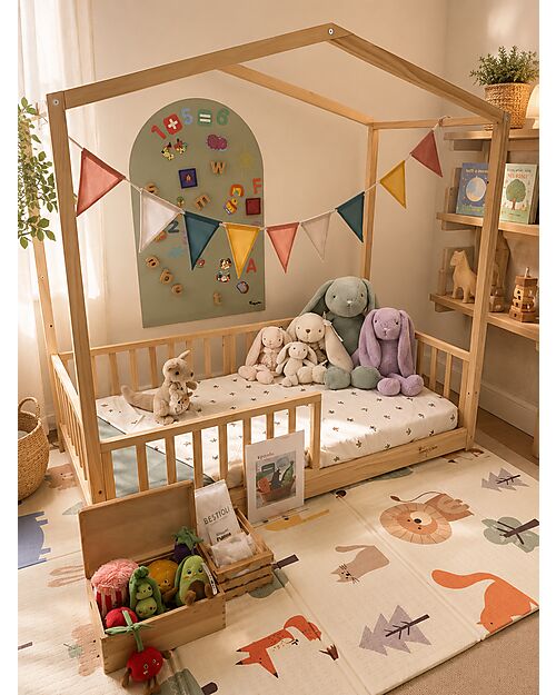 Family Nation Lavagna Magnetica da Parete MagneKids™ - Arco - 95x60 cm - Verde Salvia - Installazione Facile Senza Fori Giochi Magnetici