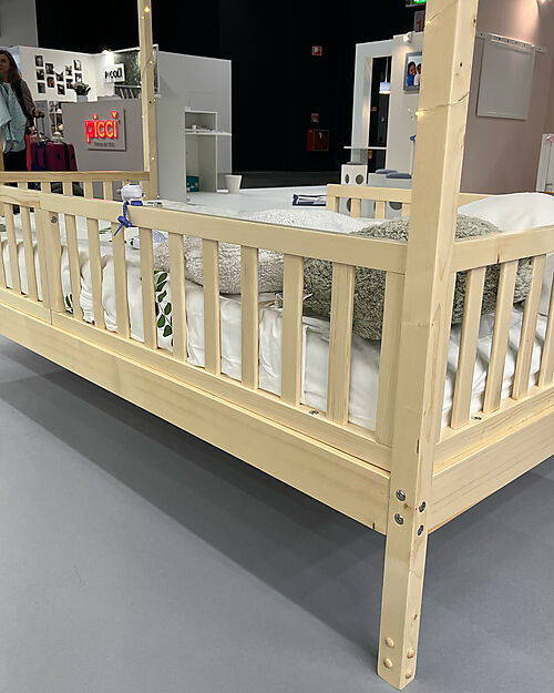 Family Nation Letto Montessori Evolutivo Evi 4 in 1 - 200x90 cm - Tutto incluso - dalla Nascita a 99 anni Letti Montessoriani