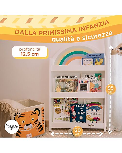 Family Nation Libreria Montessori Frontale - Rainbow - Sunny Beach Librerie Montessoriane