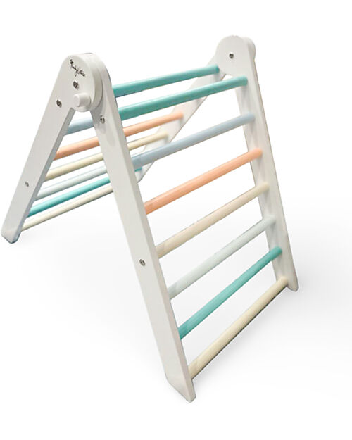 Family Nation OUTLET Triangolo Montessori Pikler Rainbow - Sunny Beach - Sviluppa Equilibrio e Agilit√† Giochi Montessoriani