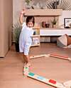 Family Nation Percorso Sensoriale di Equilibrio Montessori - Sviluppo Psicomotorio - 2+ anni - in Legno Giochi Montessoriani