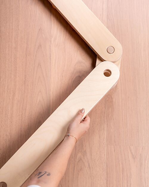 Family Nation Percorso Sensoriale di Equilibrio Montessori - Sviluppo Psicomotorio - 2+ anni - in Legno Giochi Montessoriani