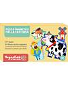 Family Nation Puzzle Magnetico della Fattoria MagneKids™ - 17 Figure e 30 Pezzi da Accoppiare - Impara le Parole Giocando Giochi Magnetici