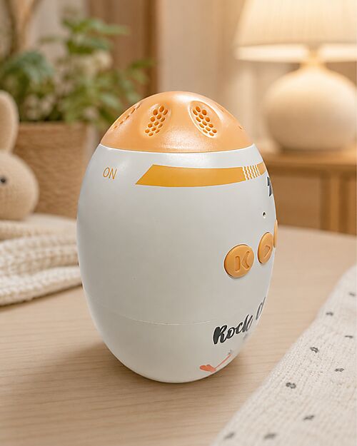 Family Nation Rock Chick™ Dondola Passeggino Automatico - 11 Suoni Calmanti e Bluetooth - Ricaricabile USB-C - 0+ Accessori Vari