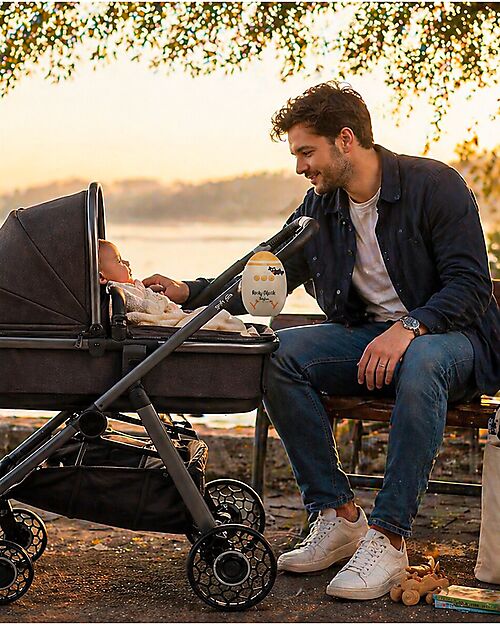 Family Nation Rock Chick™ Dondola Passeggino Automatico - 11 Suoni Calmanti e Bluetooth - Ricaricabile USB-C - 0+ Accessori Vari