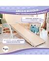 Family Nation Scivolo/Rampa Montessori 2-in-1 - Legno di Betulla - Sviluppa Equilibrio e Agilità Giochi Montessoriani