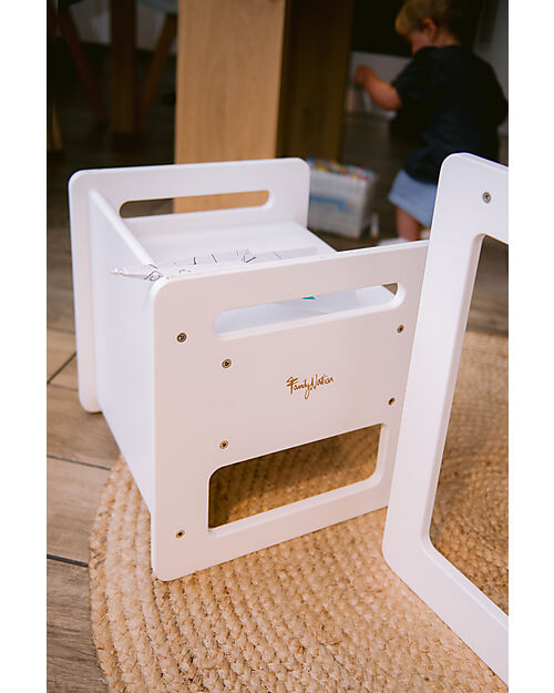 Family Nation Sedia Montessori Evolutiva - Bianco - Cresce Con Il Tuo Bambino  Sedie