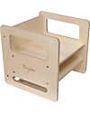 Family Nation Sedia Montessori Evolutiva - Natural - Legno di Betulla - Cresce Con Il Tuo Bambino Sedie