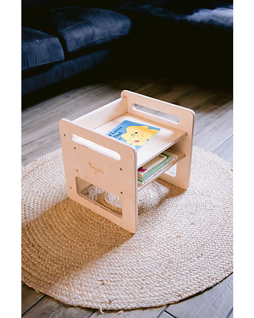Family Nation Sedia Montessori Evolutiva - Natural - Legno di Betulla - Cresce Con Il Tuo Bambino Sedie