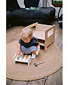 Family Nation Sedia Montessori Evolutiva - Natural - Legno di Betulla - Cresce Con Il Tuo Bambino Sedie