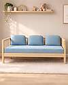 Family Nation Set 2: Letto Montessori Evolutivo Evi 140x70cm + Materasso 11 cm Aloe Vera Letti Montessoriani