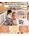Family Nation Set 2: Letto Montessori Evolutivo Evi 200x90cm + Materasso 12 cm Aloe Vera Letti Montessoriani